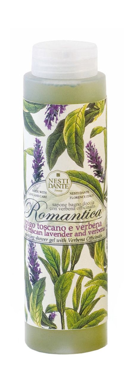 nesti dante romantica wild tuscan lavender & verbena shower gel
