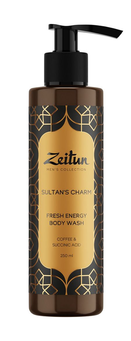 zeitun men's collection sultan's charm fresh energy body wash