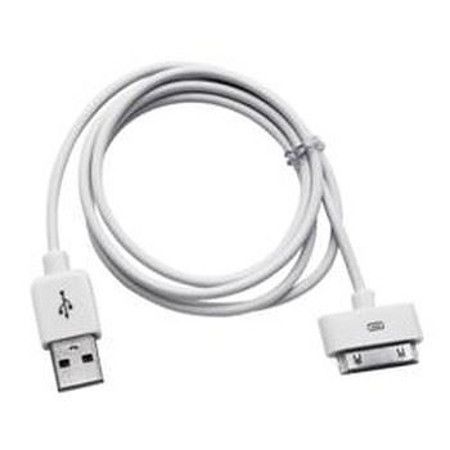 аксессуар кабель usb gembird для iphone / ipod / ipad 1m cc-usb-ap1mw white