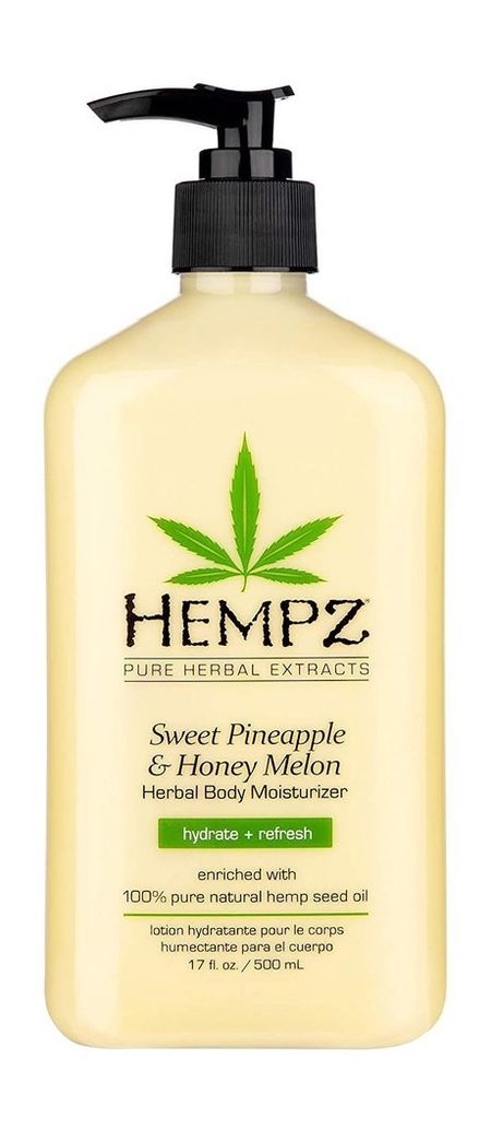 hempz sweet pineapple & honey melon herbal body moisturizer