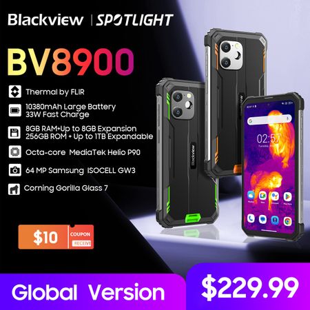 [world premeire] blackview bv8900 android 13 rugged machine