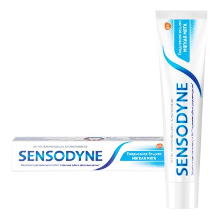 зубная паста sensodyne ежедневная защита мягкаямята 65 г