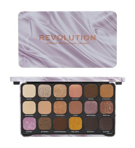 revolution makeup forever flawless eyeshadow palette: nude silk