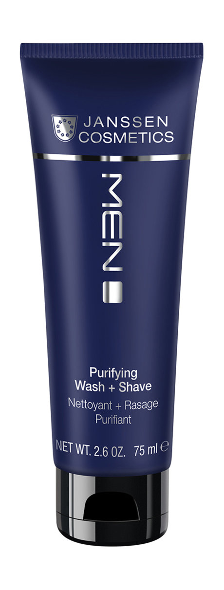 janssen cosmetics men purifying wash and shave