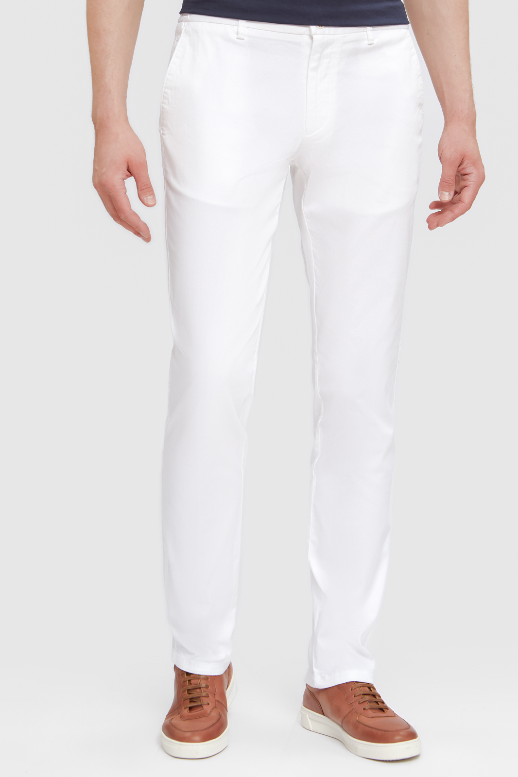 kanzler брюки урбан фит белые из хлопка