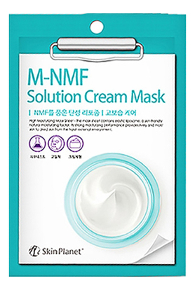 тканевая маска для лица увлажняющая skin planet m-mnf solution cream mask 30г