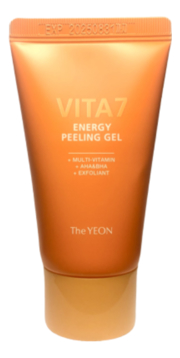 пилинг-гель для лица с aha-bha кислотами vita 7 energy peeling gel: пилинг-гель 30мл