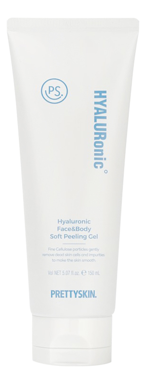 пилинг-скатка для лица и тела с гиалуроновой кислотой hyaluronic face & body soft peeling gel 150мл