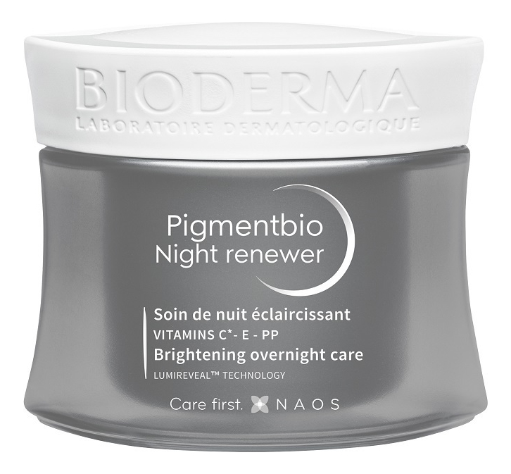 осветляющий обновляющий ночной крем для лица pigmentbio night renewer 50мл
