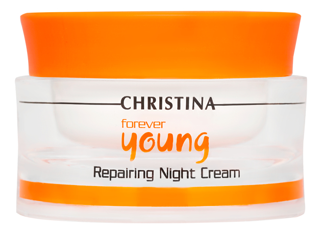 ночной крем для лица возрождение forever young repairing night cream 50мл: крем 50мл