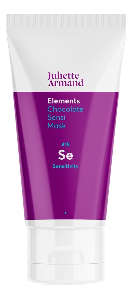маска для лица на основе натурального горького шоколада elements chocolate sensi mask 50мл