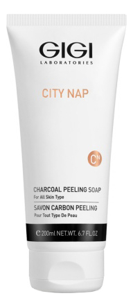 жидкое мыло для лица city nap charcoal peeling soap 200мл