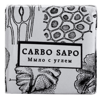 мыло с углем sarbo sapo 100г