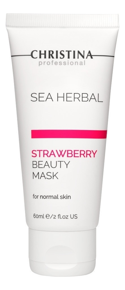 маска для лица на основе морских трав клубника sea herbal beauty mask strawberry: маска 60мл