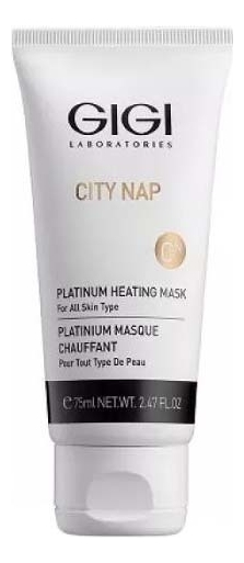 платиновая маска для лица city nap platinum heating mask 75мл: маска 75мл