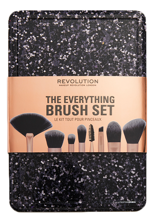 набор для макияжа the everything brush (кисть 7шт + спонж)