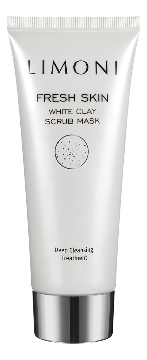 маска-скраб для лица с белой глиной fresh skin white clay scrub mask 100мл