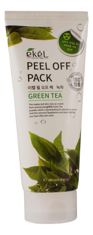 маска-пленка для лица с экстрактом зеленого чая peel off green tea pack 180мл