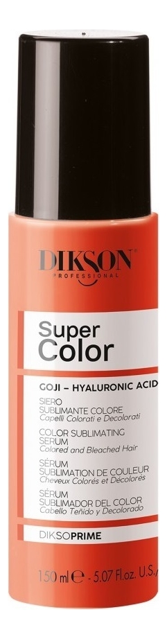 сыворотка для окрашенных волос с экстрактом ягод годжи diksoprime super color 150мл