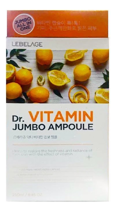 ампульная сыворотка для лица с витамином с dr. vitamin jumbo ampoule 250мл