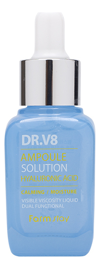 ампульная сыворотка для лица с гиалуроновой кислотой dr.v8 ampoule solution hyaluronic acid 30мл