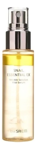 антивозрастная сыворотка-мист с муцином улитки snail essential ex wrinkle solution mist serum 75мл