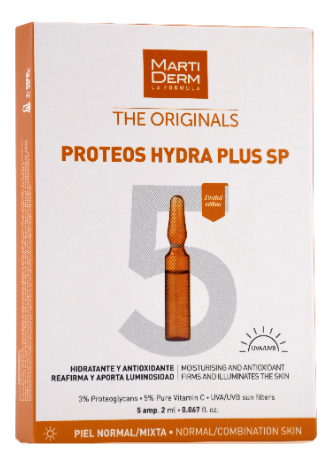 ампульная сыворотка для лица the originals proteos hydra plus sp: сыворотка 5*2мл