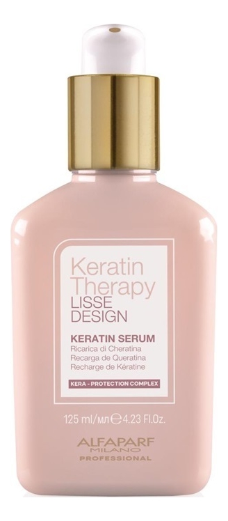 кератиновая сыворотка для волос keratin therapy lisse design serum 125мл