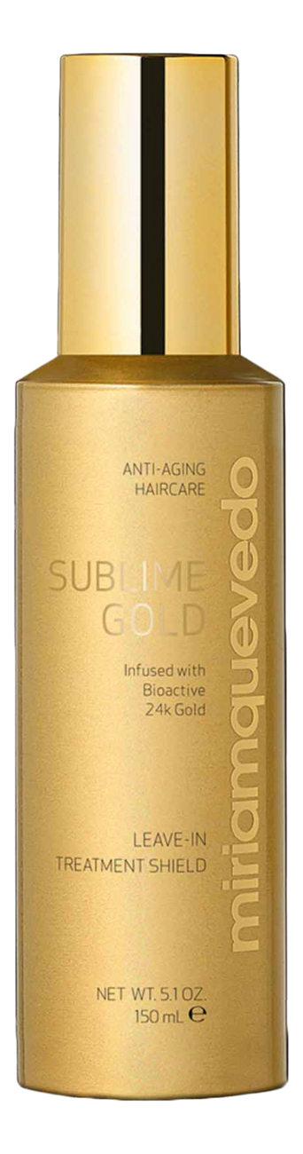 несмываемая золотая сыворотка для волос sublime gold leave-in treatment shield 150мл