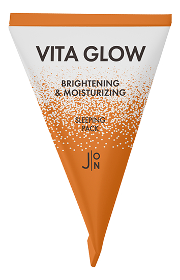 ночная маска для лица с витаминами vita glow brightening & moisturizing sleeping pack: маска 20*5мл