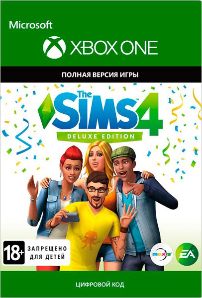 sims 4. deluxe party edition [xbox one
