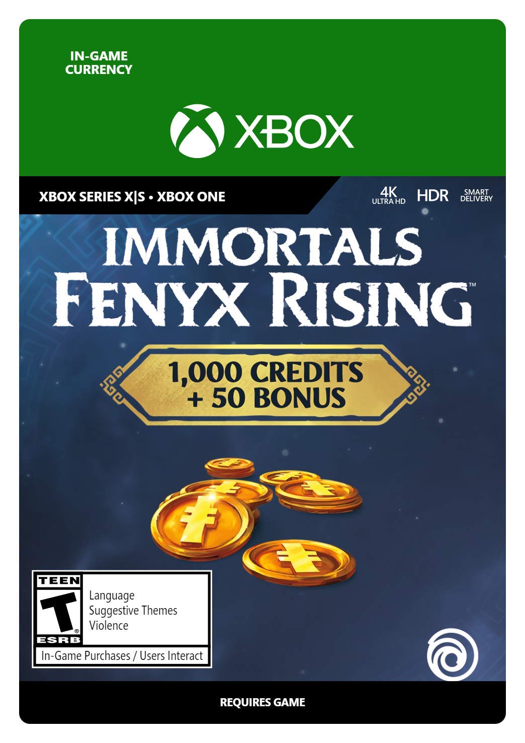immortals fenyx rising. medium credits pack. 1050 кредитов [xbox