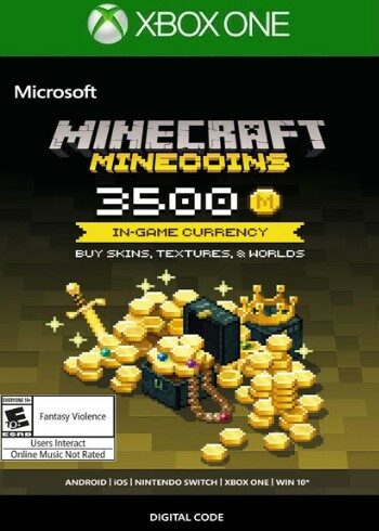 minecraft: minecoins pack: 3500 coins (игровая валюта) [xbox one/win10