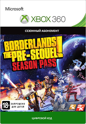 borderlands: the pre-sequel. season pass (дополнительный контент) [xbox 360