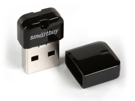 usb flash drive 64gb - smartbuy art series usb 2.0 black sb64gbak