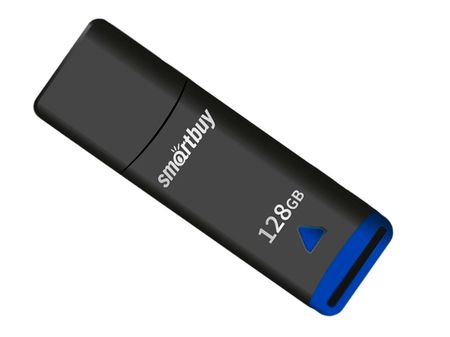 usb flash drive 128gb - smartbuy easy black sb128gbek
