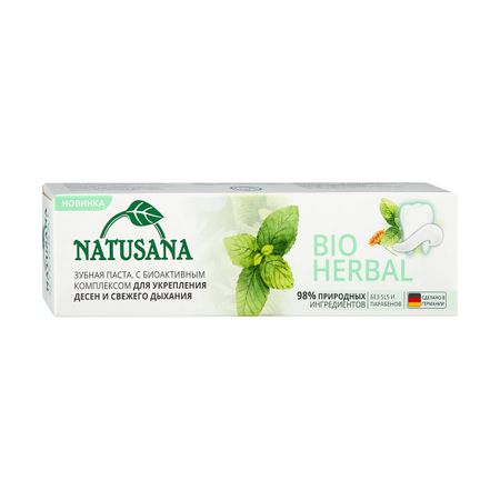 зубная паста natusana bio herbal 100 мл