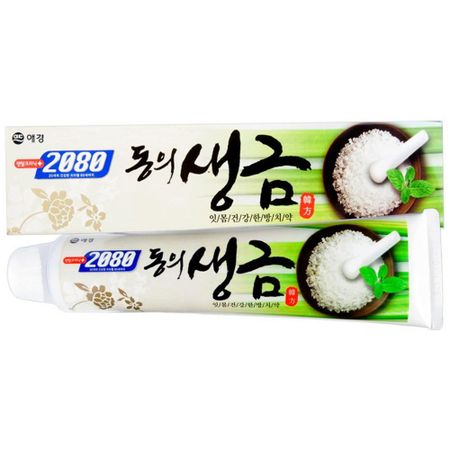 зубная паста kerasys dental clinic 2080 cheong-en-cha лечебные травы и биосоли 120 г