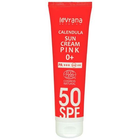 крем для лица и тела солнцезащитный 0+ календула pink levrana/леврана spf50 100мл