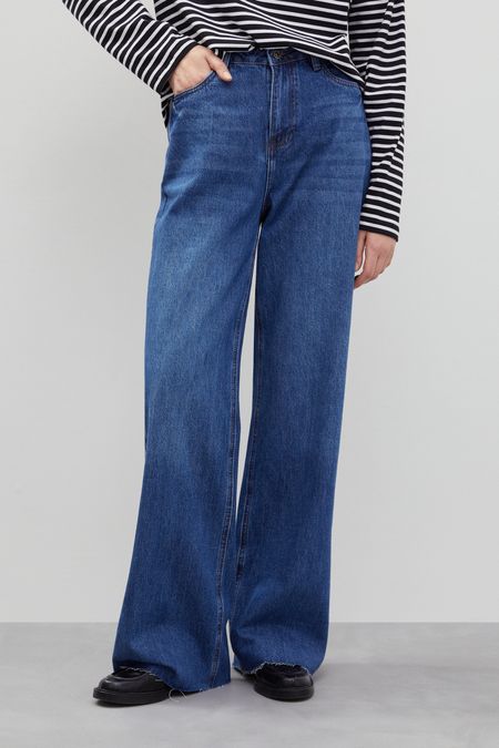 джинсы loose fit женские
