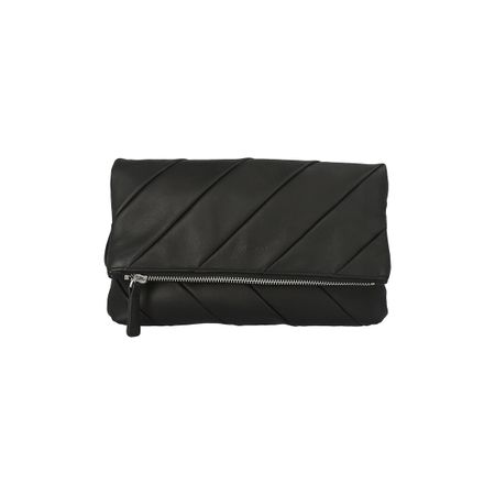 сумка-клатч из кожи piper единый размер черный