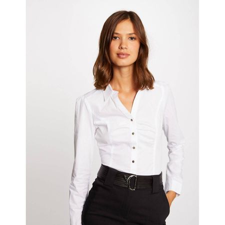 блузка с v-образным вырезом с короткими рукавами 38 (fr) - 44 (rus) розовый