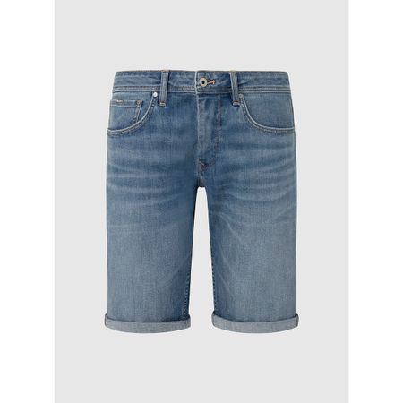 шорты из джинсовой ткани прямого покроя 28 (us) синий