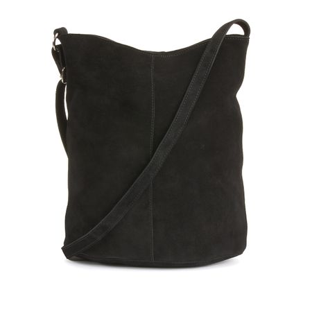 сумка хобо из кожи единый размер черный