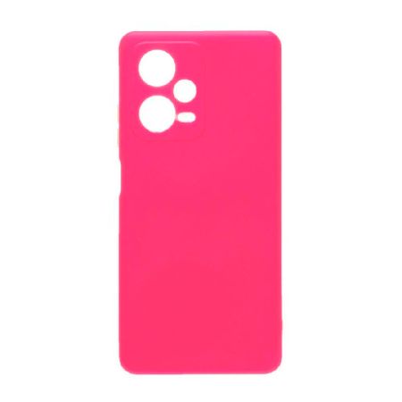 силиконовая накладка для xiaomi redmi note 12 (sc) ярко-розовый