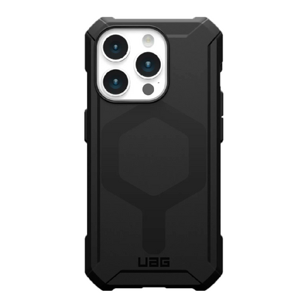 противоударная пластиковая накладка uag essential armor magsafe для iphone 15 pro черная