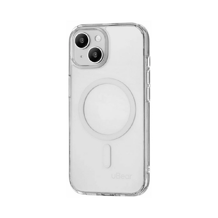 противоударная накладка clear case с magsafe для apple iphone 15 прозрачная sz