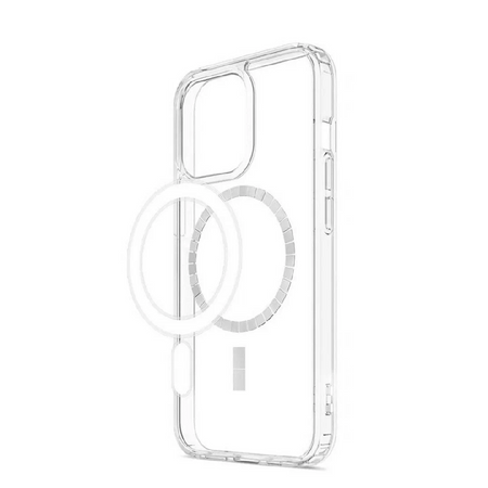 противоударная накладка clear case с magsafe для apple iphone 15 plus прозрачная sz