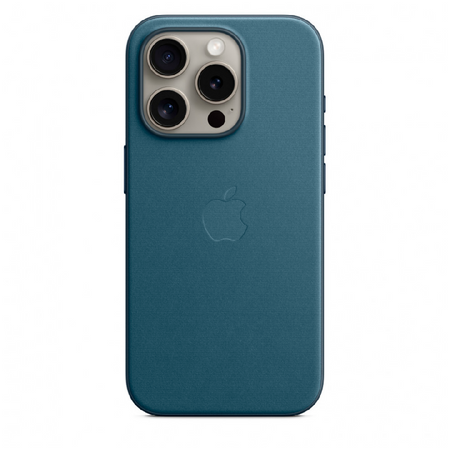 накладка finewoven для iphone 15 pro с magsafe тихоокеанский синий