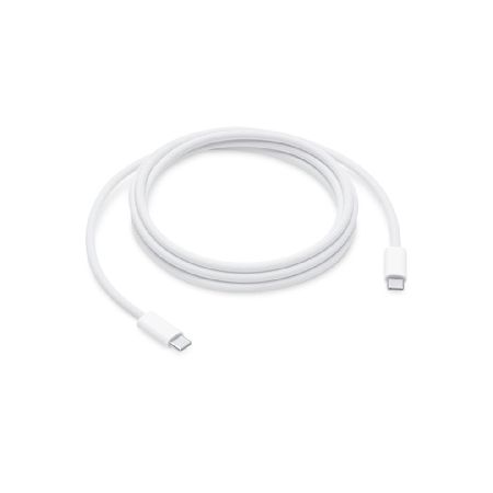 кабель apple type-c/type-c плетеный 240вт 2м белый парал